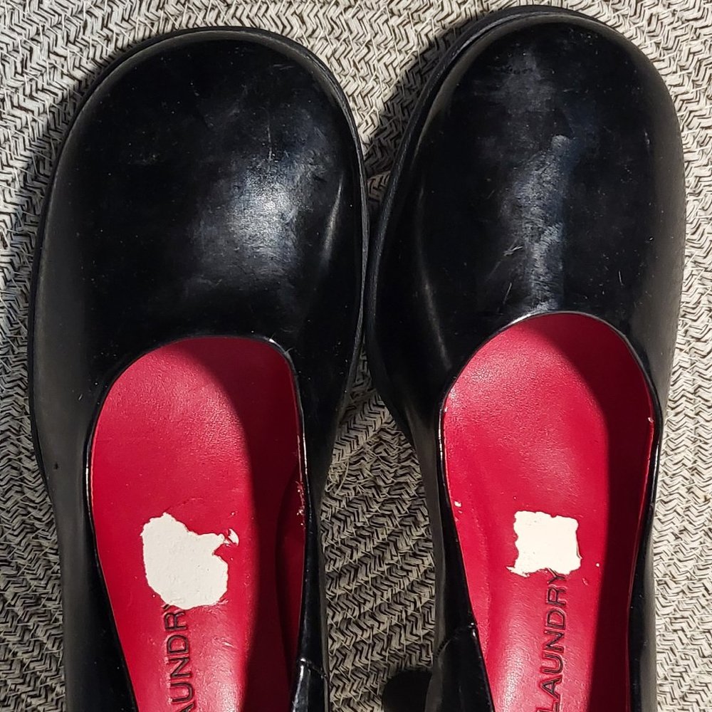Chinese Laundry - Vintage Black Pumps - Sculptural Heel - Women's Size 8 (B4)